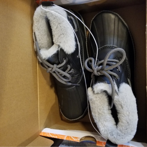 JSPORT Boots Woman's Waterproof Duck Faux-fur All-weather Shoes … - Picture 7 of 12